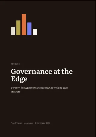 Cover of Governance at the Edge